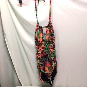 Lauren Ralph Lauren tropical 1 piece swimsuit size 10 NWT